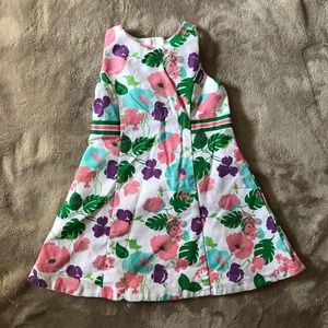 Janie and Jack *EASTER DRESS* Floral Sleeveless Structured Dress